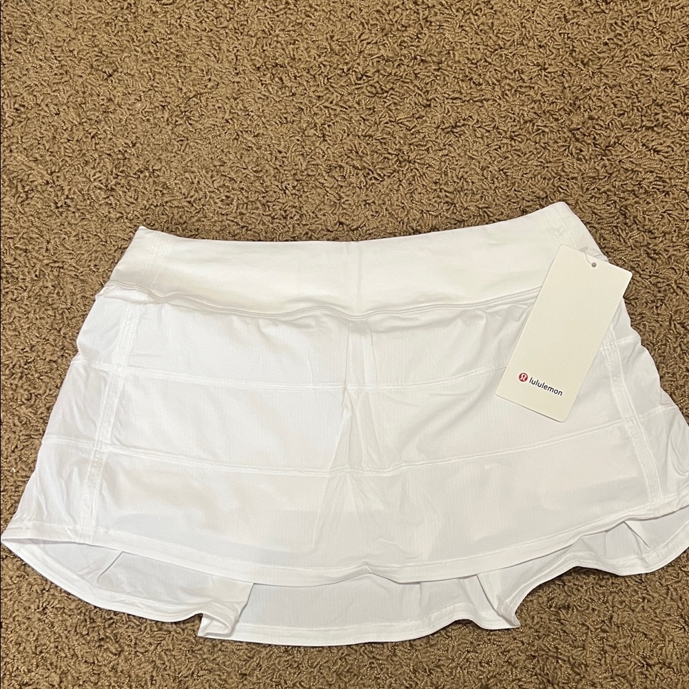 Lululemon Pace Rival Skirt White